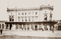 Bahnhof um 1893