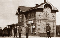 Bahnhof um 1920